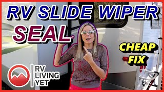 RV Slide Seals Cheap fix | RV Slide Out Wiper Seal not Flipping | RV Slide Wiper Seal Repair | by RV Living Yet 23,917 views 3 years ago 3 minutes, 31 seconds