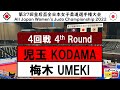 2022皇后盃 ４回戦　4R　児玉　ひかるH. KODAMA - 梅木　真美M. UMEKI