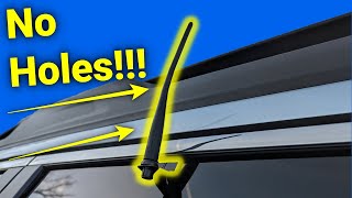 Ham Radio Temporary Mobile Antenna Mount No Holes or Paint Scratches!