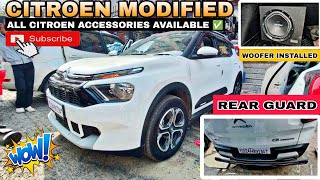 Citroen C3 AIRCROSS MODIFIED ✅🔥 COMPLETE WORK 🔥CHEAP AND BEST WORK #trending #youtubefeed