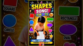SHAPES SONG PARENTS MUST WATCH#learning #shapes #learn #maths