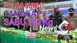 POLDA SUMUT TANGKAP SABU 100 Kg POLDA SUMUT TANGKAP SABU 100 Kg