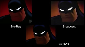 Batman TAS intro Bluray vs DVD vs Broadcast