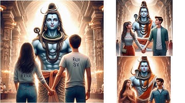 Maha Shivratri 3D ai image editing tutorial || bholenath  baba Boy Name ai image editing || Bing Ai