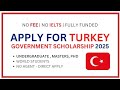 How to Fill Online Application for Türkiye Scholarships 2025 | Step-by-Step Guide |