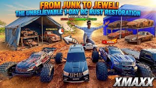 RC Custom Xmaxx Ultimate Biggest Mud Track Survival Challenge
