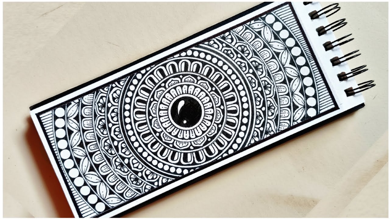 How to Draw Easy Mandala Art | Full Page Mandala Art Tutorial | Mandala Art for Beginners |