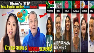 Bahasa Negara Lain yang Mirip Bahasa Indonesia 👍👍|Dutch Couple REACTION