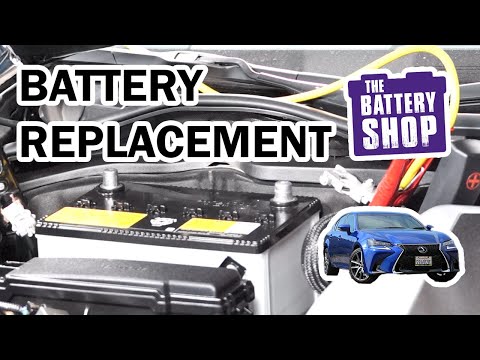 Lexus GS350 (2015) – New Battery Install