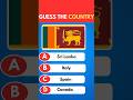Guess the Country by Its Flag 🌍 | Fun Flag Quiz #shortsfeed