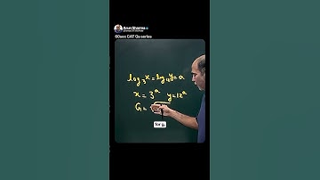 60 second solution to CAT Logs Question by Arun Sharma