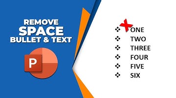 How to remove space between bullet and text in PowerPoint