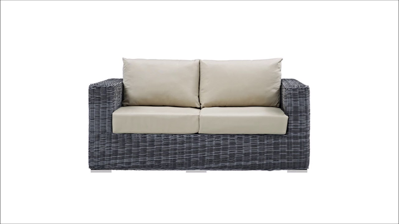 Modway Outdoor 2 Seater Available Z Furniture Alexandria Virginia YouTube