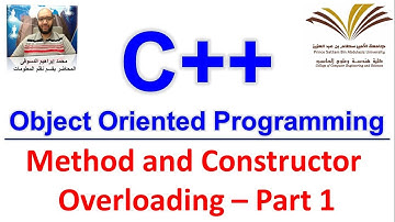 09 - C++ - Method and Constructor Overloading - Part 1