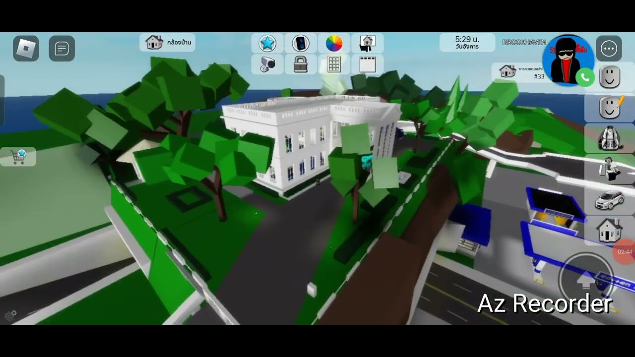 เล่นเกม Roblox map Brookhaven 🏠 rp บ้านคนรวย vs บ้านคนจน - YouTube