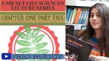 Csir Net Life Science Lectures Module Wise Chapter One Part five | Disaccharides & Polysaccharides |