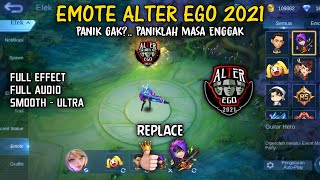 Script Emote Alter Ego 2021 (Panik Gak? Paniklah Masak Enggak) | Full Effect | Update Patch Terbaru