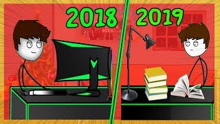 Story of every Gamer 2018 VS 2019 by StickyZ 43,144 views 5 years ago 6 minutes, 10 seconds