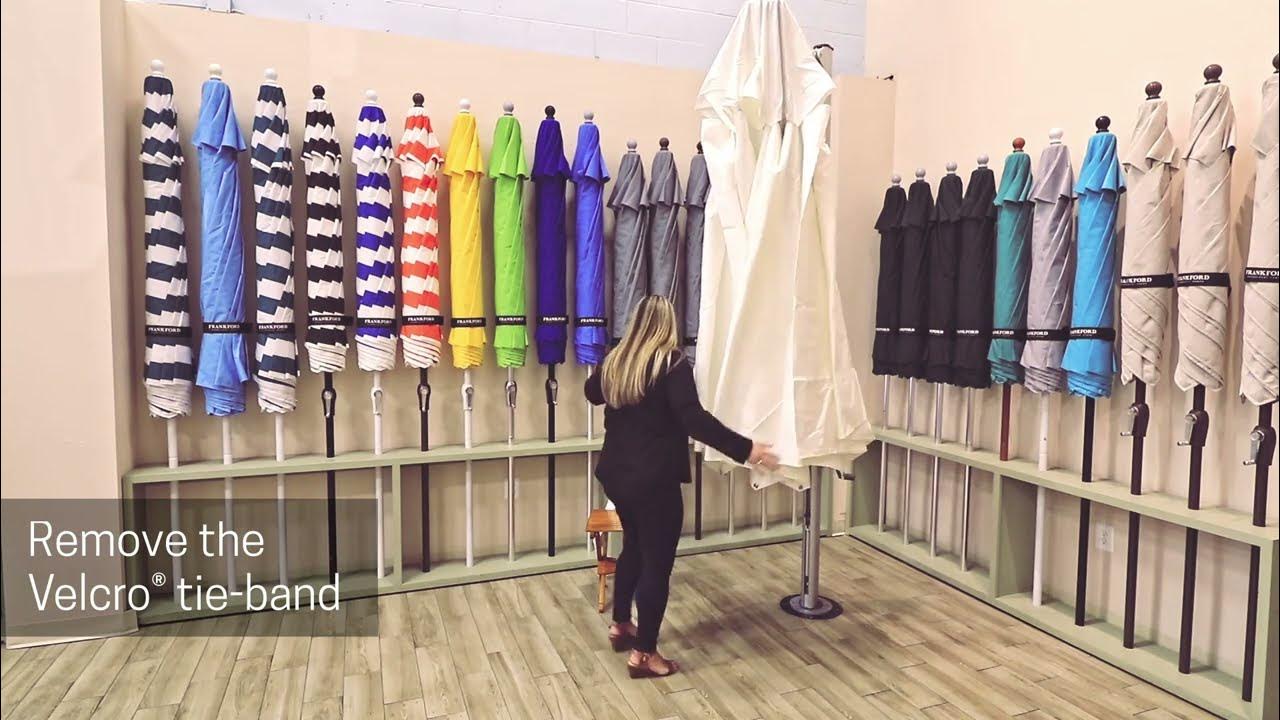 Operating Your Cantilever Umbrella YouTube