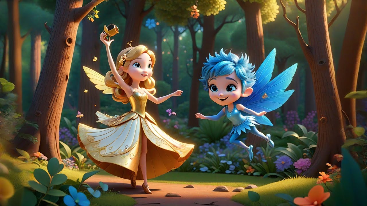 Seven Little Fairies Ring a Bell | Magical Counting Song for Kids | Nursery Rhymes and Learning Fun