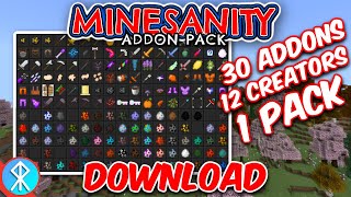 MINESANITY Addon Pack (Bedrock/MCPE/Xbox Minecraft)