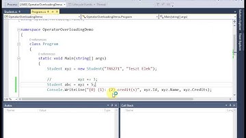 5. modul: Operator overloading - 3. rész