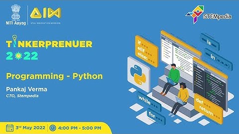 ATL Tinkerpreneur 2022 | Programming - Python