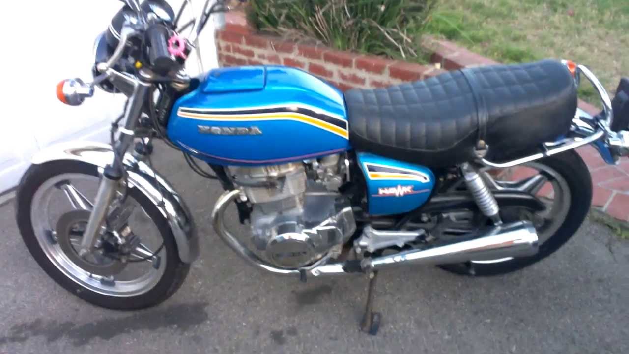 1978 Honda Hawk 400 Type II YouTube