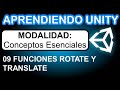 Conceptos Esenciales |  Funciones Translate y Rotate