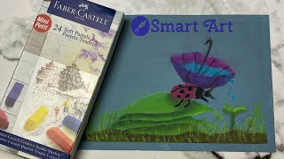 Smart Art Box April 2021 Unboxing & Artwork...Kind Of | Faber Castel Pastel Painting