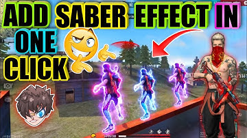How to Make Moving Character Glow Like Ruok ff || Make Saber Effect In one Click | STR Editz