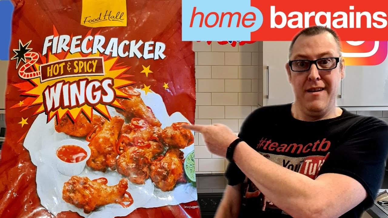 Food Hall Firecracker Hot & Spicy Chicken Wings Home bargains