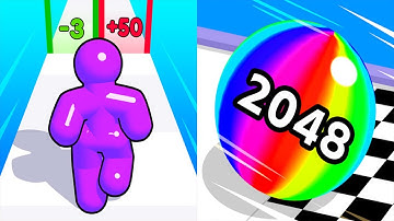 Tall Man Run VS Ball Run 2048 - Android iOS Gameplay Ep 3