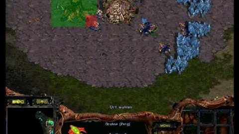 StarCraft Tutorial: Zerg VS Terran -How to break a contain- Part 1/2