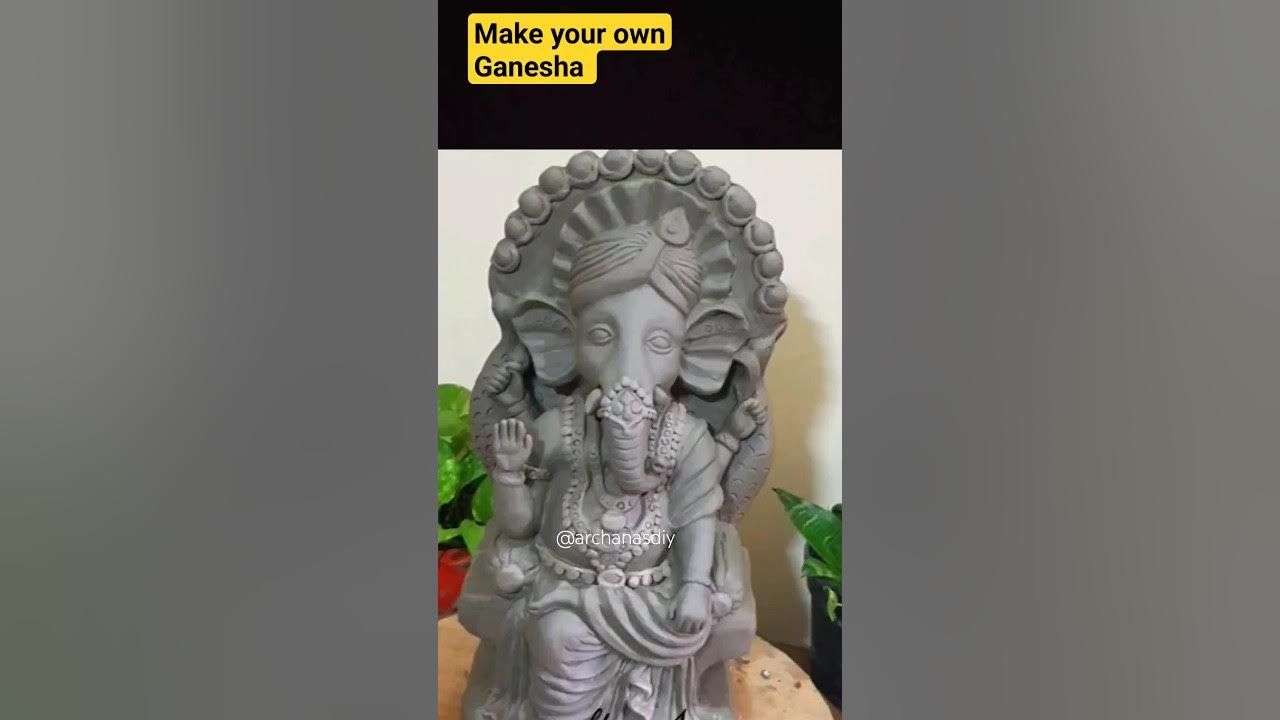 Make your own Ganesha diy clayart ganeshaidol YouTube