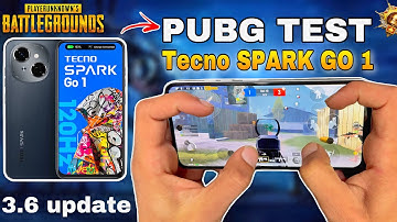 Tecno spark Go 1 PUBG TEST | after new update 3.6 🔥 | Ultimate Fps, Graphics & Gyroscope review