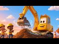 Excavator Song For Kids 🚜   Learn Digging &amp; Construction