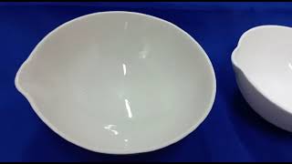 Cawan Porselin 100 cc | Evaporating Dish Porcelain