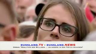 Orban: "Koalition der Willigen - um andere in den Tod zu schicken"