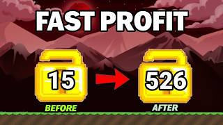 BEST PROFIT in Growtopia! How to GET RICH FAST in 2026! (EASY DLS) screenshot 2