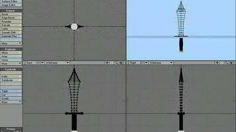 Lightwave - How to create a simple sword in Lightwave