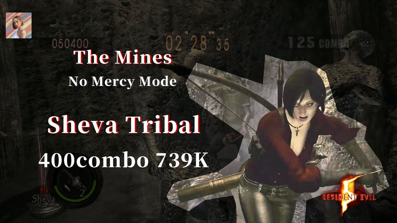 RE5 Gold Edition The Mines No Mercy mode 400combo 739K