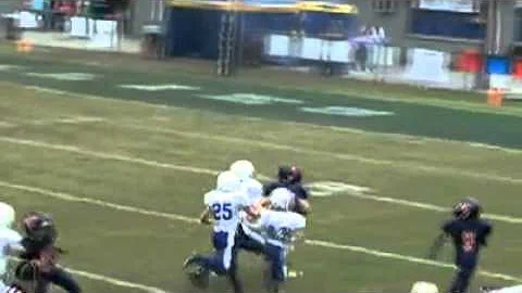 James Bowens #24 runs first kickoff return
