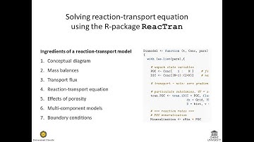06e - R implementation of a 1D reaction-transport model (18:41)