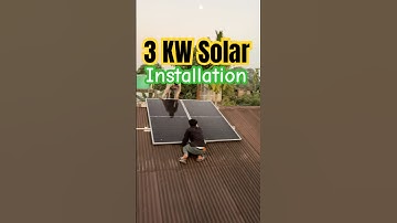 3KW Solar Panels For Home //#greenenergy #solar #shorts