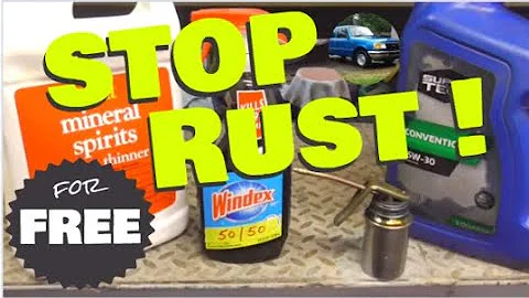 DIY Rust Proofing with Used Motor Oil