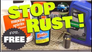 DIY Rust Proofing with Used Motor Oil