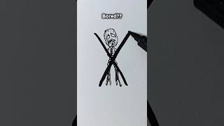 Drawing Trevor Henderson The Forgotten BabyNoob vs Pro#fyp #art #horror #creepy #drawing