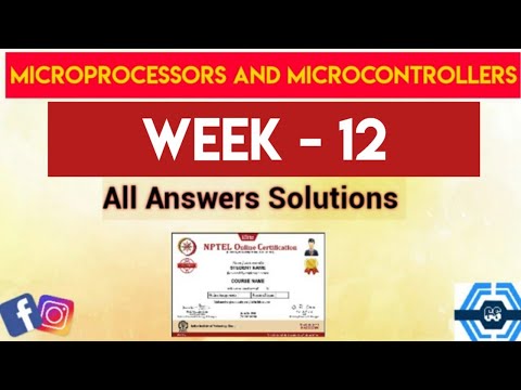 Microprocessors And Microcontrollers Week 12 Quiz Answer Solution | NPTEL 2024