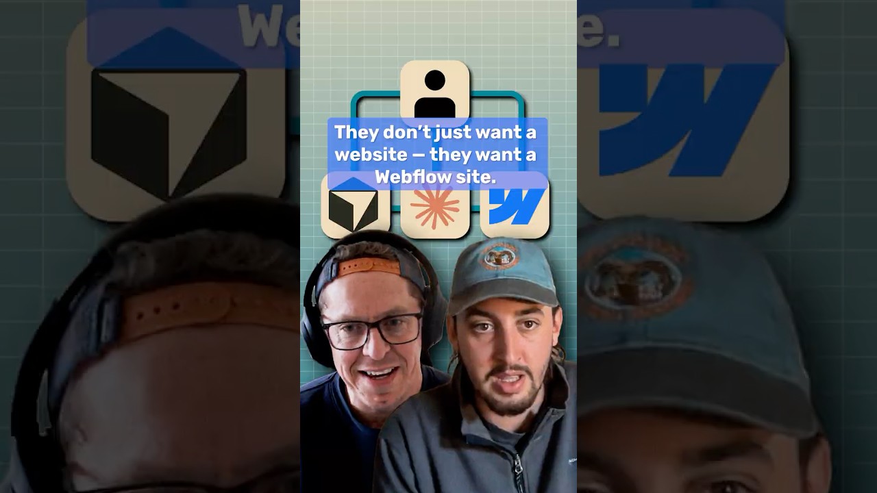 They don’t just want a website — they want a Webflow site